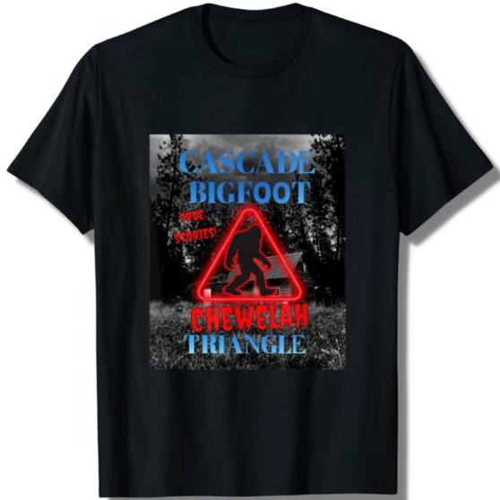 Cascade Bigfoot Chewelah Triangle T-Shirt on Amazon